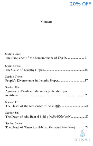 The Remembrance Of Death And The Afterlife - Islamic Books - Dar As-Sunnah Publishers