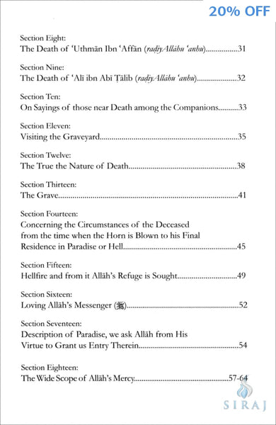 The Remembrance Of Death And The Afterlife - Islamic Books - Dar As-Sunnah Publishers