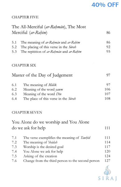 The Spiritual Cure: An Explanation to Surah Al-Fatihah - Islamic Books - Dar As-Sunnah Publishers