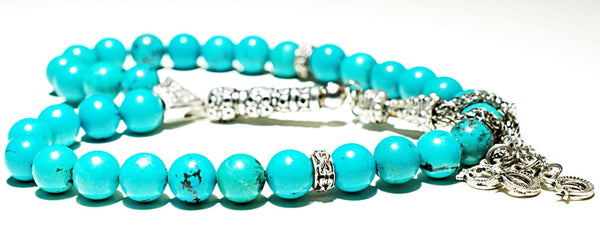 Turquoise Tesbih - Prayer Beads - Siraj