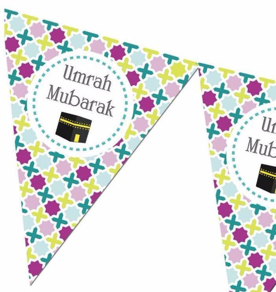 Umrah Mubarak Bunting Kit - Decorations - Islamic Moments