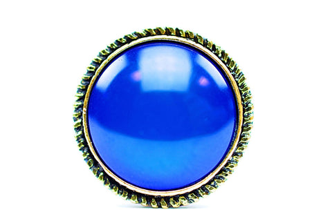 Vintage Magnetic Hijab Pin - Sapphire - Magnetic Hijab Pins - Siraj