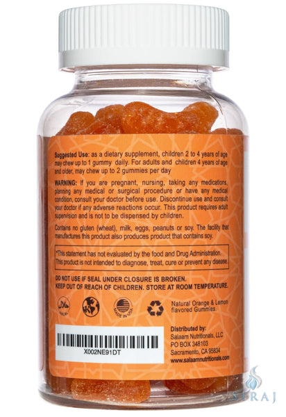Vitamin C Gummy Vitamins - Halal Vitamins - Salaam Nutritionals