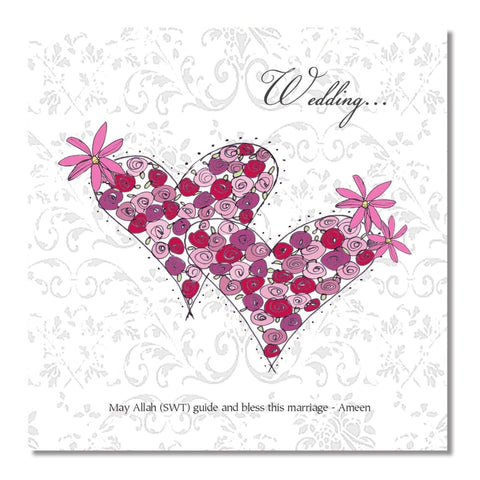 Wedding Hearts - Greeting Cards - Islamic Moments