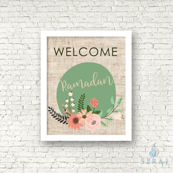 Welcome Ramadan Art Print - Art Prints - The Craft Souk