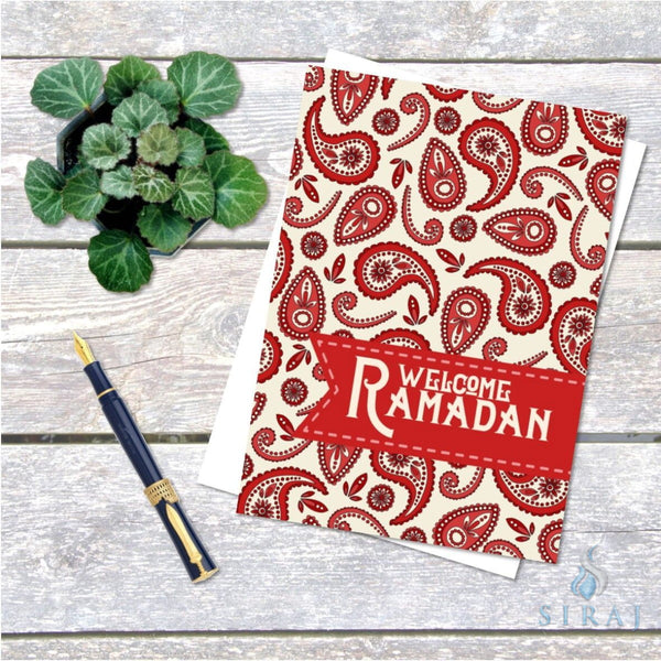 Welcome Ramadan Card - Greeting Cards - The Craft Souk