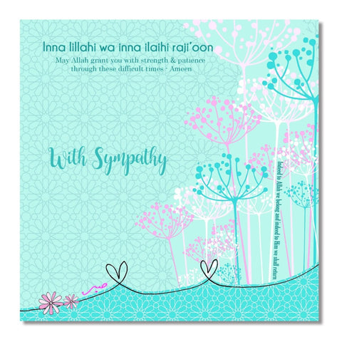 With Sympathy - Greeting Cards - Islamic Moments