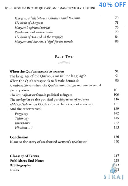 Women in the Qur’an: An Emancipatory Reading (Hardcover) - Islamic Books - Kube Publishing