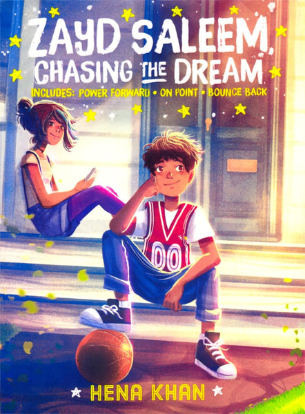 Zayd Saleem Chasing the Dream: Power Forward; On Point; Bounce Back - Hardcover - Children’s Books - Hena Khan